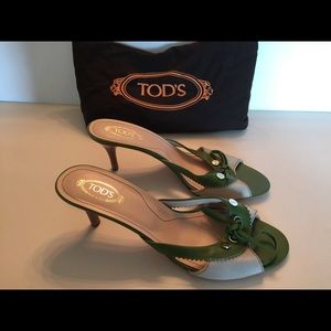 TOD’S sandal heels - size 38.5 / 8.5 - SOLD